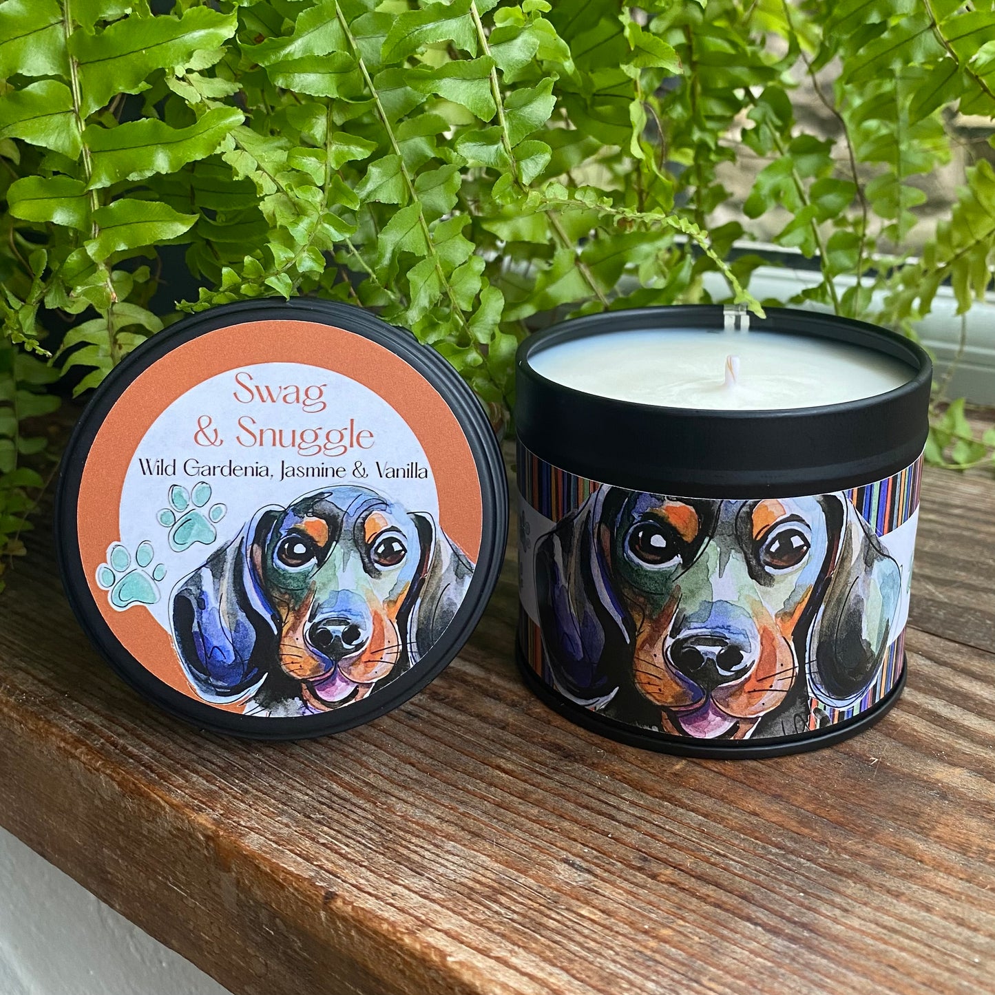 Dachshund Candle