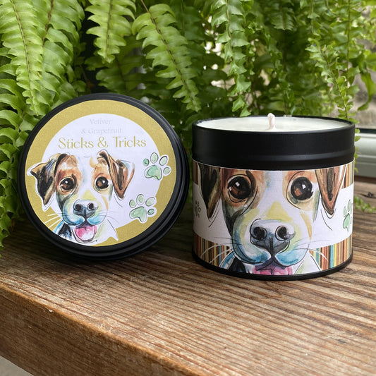 Jack Russell Candle