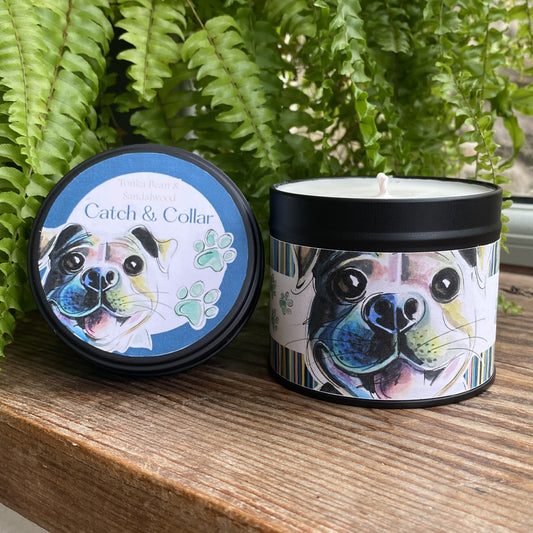 Staffordshire Bull Terrier Candle